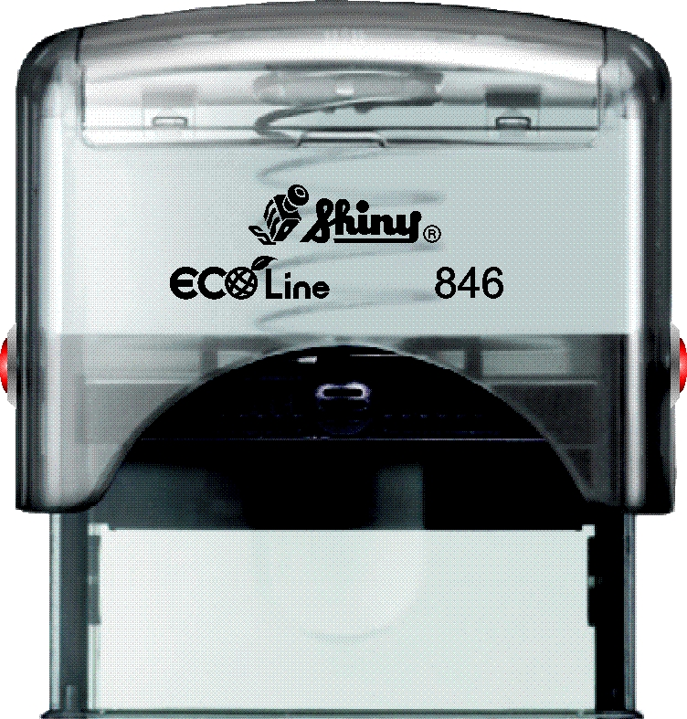 (image for) Shiny S-846 Self-Inking Stamp (1" 1/16 x 2 9/16")